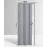 Porta Sanfonada de Pvc 210x85cm Permatti - 4