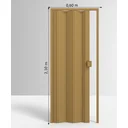 Ver imagem 4 de Porta Sanfonada de Pvc 210x60cm Permatti