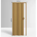 Ver imagem 4 de Porta Sanfonada de Pvc 210x72cm Permatti