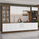 Ver imagem 1 de Armário de Cozinha Completa 340cm Rustic/branco Stella Madesa 01
