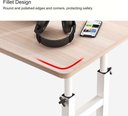 Ver imagem 4 de Mesa Mesinha Lateral de Cama Multiuso Notebook Café Ajustave:madeira