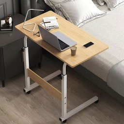 Mesa Mesinha Lateral de Cama Multiuso Notebook Café Ajustave:madeira - 6