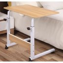 Ver imagem 5 de Mesa Mesinha Lateral de Cama Multiuso Notebook Café Ajustave:madeira