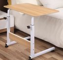 Ver imagem 5 de Mesa Mesinha Lateral de Cama Multiuso Notebook Café Ajustave:madeira