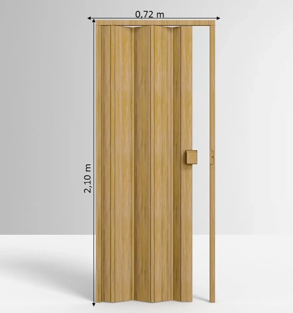 Porta Sanfonada de PVC 210x72cm Permatti - 3