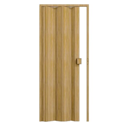 Porta Sanfonada de PVC 210x72cm Permatti Cerejeira Madeira