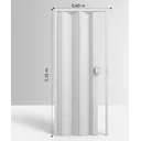 Ver imagem 4 de Porta Sanfonada de Pvc 210x60cm Permatti