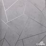 Papel de Parede Kantai White Swan - Geométrico Zara Fio de Prata - 1