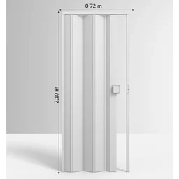 Porta Sanfonada de PVC 210x72cm Permatti - 4