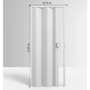 Ver imagem 4 de Porta Sanfonada de PVC 210x72cm Permatti Branco