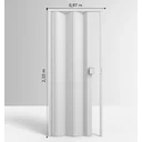 Ver imagem 4 de Porta Sanfonada de PVC 210x97cm Permatti Branco