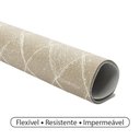 Ver imagem 3 de 6 Jogo Americano Kori Marfim Impermeável Pvc - Imita Couro