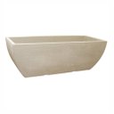 Ver imagem 1 de Vaso Floreira Jardineira Retangular Moderna 95x38x38cm Japi - Cimento