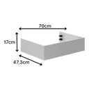 Ver imagem 2 de Conjunto de Rodapés para Cozinha 70cm 100% Mdf Phoenix Móvel na Caixa