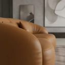 Ver imagem 5 de Sofá Sala Nuvem 190 Cm Conforto Premium Decorativo Orgânico:courino Sintético Marrom