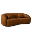 Ver imagem 1 de Sofá Sala Nuvem 190 Cm Conforto Premium Decorativo Orgânico:courino Sintético Marrom
