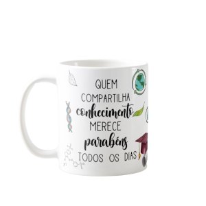 Caneca Presente Dia Dos Professores Professora Biologia