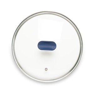 Tampa de Vidro Ichef Polishop - Shark Series - 28cm - Azul | Azul 28 Cm