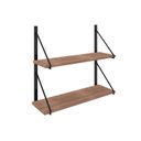 Ver imagem 3 de Nicho Duplo Prateleira Industrial Suspensa 90cm Fabone