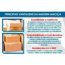 Ver mais imagens de Sala de Jantar Completa Rubi C/ Tampo Madeirado C/ Vidro 170x90cm e 6 Cadeiras Sofia Freijo/off