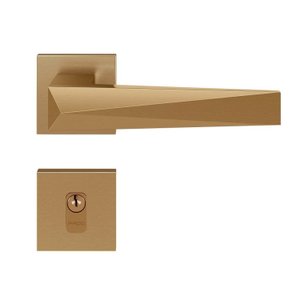 Fechadura Beethoven Red Gold Escovado Banheiro