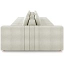 Ver imagem 7 de Sofá Ilha com Puff para Sala Living 365cm Amber M03 Bouclê Bege Claro - Lyam Decor