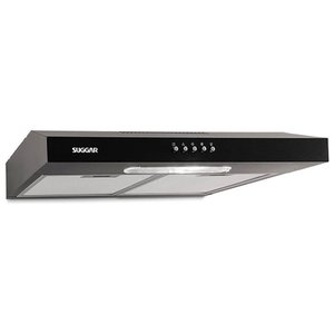 Depurador Slim Suggar Dps161pt 60cm 3 Velocidades Preto 110v