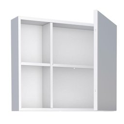Conjunto Para Banheiro Aço Gabinete com Espelho Ameixa 60 Cozimax Branco - 4
