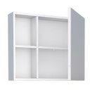 Ver imagem 4 de Conjunto Para Banheiro Aço Gabinete com Espelho Ameixa 60 Cozimax Branco