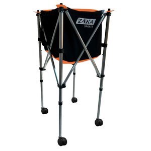 Cesto de Bolas Tennis/padel Zaka Preto + Laranja