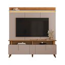 Ver imagem 1 de Estante Home Theater Petrópolis 1.8 2 Portas MDF-MDP 180cm Grigio Fosco-Canela Möbler