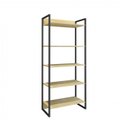 Ver imagem 5 de Kit 3 Estantes para Livros Industrial 5 Prateleiras 187cmx240cm Porto