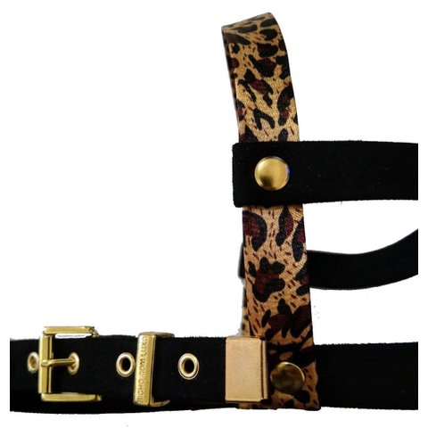 Peitoral Coleira E Guia Ana Julia Tamanho 1 Cães Linha Luxo