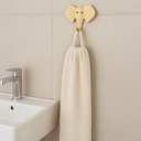 Ver imagem 5 de Kit 3 Penduradores 8cm Elefante Dourado Aço Luft Masutti Gancho de Parede Enfeite