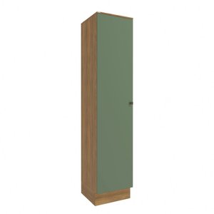 Paneleiro Celeste Kappesberg 100% Mdf 1 Porta Nogueira/verde 50cm
