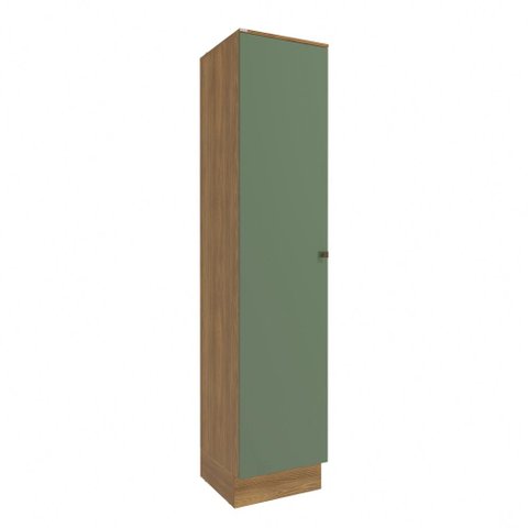 Paneleiro Celeste Kappesberg 100% Mdf 1 Porta Nogueira/verde 50cm