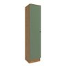 Paneleiro Celeste Kappesberg 100% Mdf 1 Porta Nogueira/verde 50cm - 1