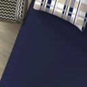 Ver imagem 3 de Jogo de Cama Casal Portallar Elegance Percal 180 Fios 100% Algodão Paulo 3 Peças Marinho