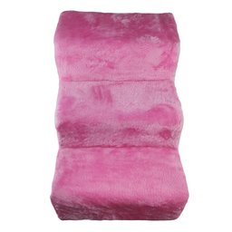 Escadinha Pet Luxo Cachorro Caes Gato Princesa Subir Cama Sofa Aveludado 3 Degraus Escada Altura - 4