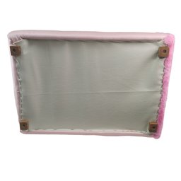 Escadinha Pet Luxo Cachorro Caes Gato Princesa Subir Cama Sofa Aveludado 3 Degraus Escada Altura - 6