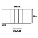 Ver imagem 4 de Cabeceira para Cama de Casal de Fixar na Parede Mizza Decor Cor:marrom