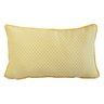 CAPA DE ALMOFADA RETANGULAR AMARELO E BRANCO Almofadas Estilo - 1