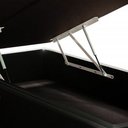 Ver imagem 4 de Base Cama Box Baú Bipartido Queen Suede Preto 43x158x198