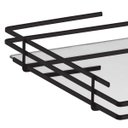 Ver imagem 3 de Bandeja Hara Celine Base Espelhada 32,5 X 22 Cm:preta