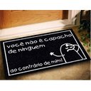 Ver imagem 1 de Tapete Bento Cake 60x40 Você Não é Capacho Casa Entrada Lar