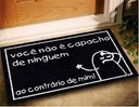 Ver imagem 1 de Tapete Bento Cake 60x40 Você Não é Capacho Casa Entrada Lar