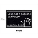 Ver imagem 2 de Tapete Bento Cake 60x40 Você Não é Capacho Casa Entrada Lar