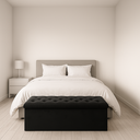 Ver imagem 3 de Calçadeira Baú Solteiro 140cm Preto