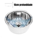 Ver imagem 4 de Cuba Clínica Aço 304 30x15cm P/ Médico Veterinário