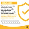 Suporte Universal Multiuso: Organizador Prático para Alicates e Ferramentas-branco - 10